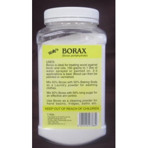 Wallys Borax 1 Kg | Pest Control | Bulk Goods | Misc