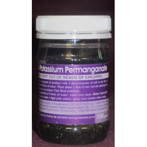 Potassium Permanganate 150 grams | Disease Control | Misc | Wallys Hydro Flow Growing materials | SPECIALS FOR AUGUST 2021 | Pest Control