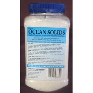 Wallys Ocean Solids 1300grams | Plant Nutrition | Wheat & Barley Grass products | Well Being  Products