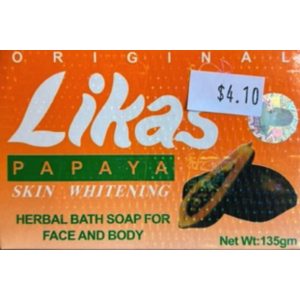 Likas Papaya Soap 135grams | Well Being  Products | Cleaning and Toilet Essentials  | SOAPS:COSMETICS:HEALTH