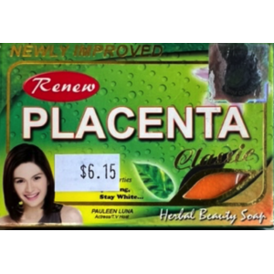 Renew Placenta Soap 135grams | Well Being  Products | Cleaning and Toilet Essentials  | SOAPS:COSMETICS:HEALTH